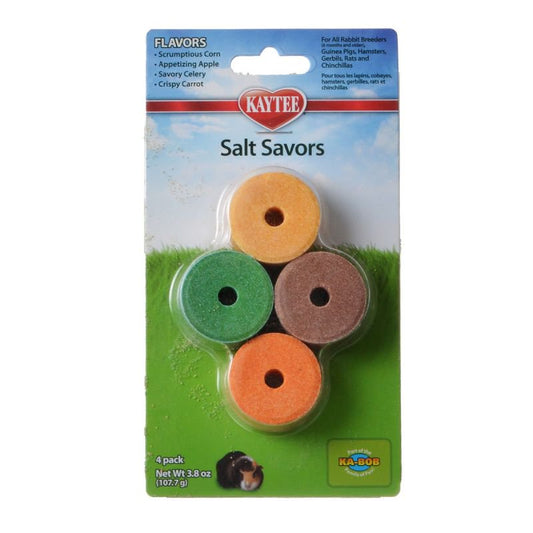 4 count Kaytee Salt Savors Treat for Small Pets