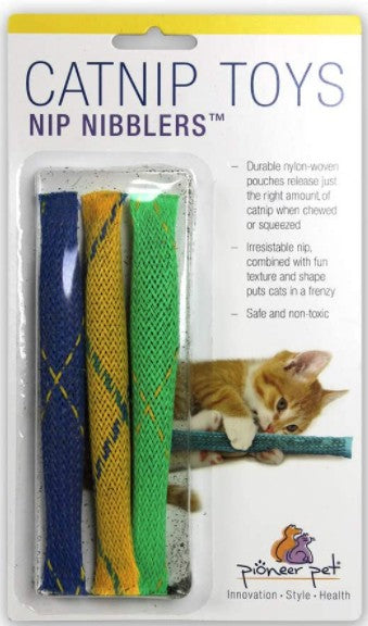 3 count Pioneer Pet Nip Nibblers Catnip Toy