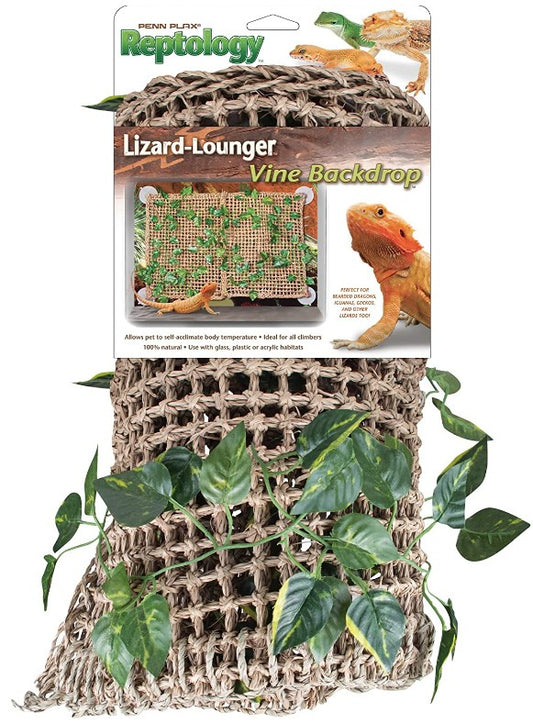 1 count Reptology Lizard-Lounger Vine Backdrop