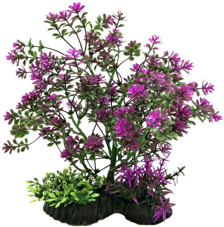 1 count Penn Plax Bonsai Plant 7-8" Purple