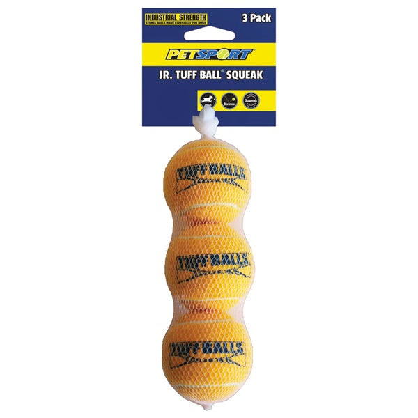 3 count Petsport Jr. Tuff Balls Squeak