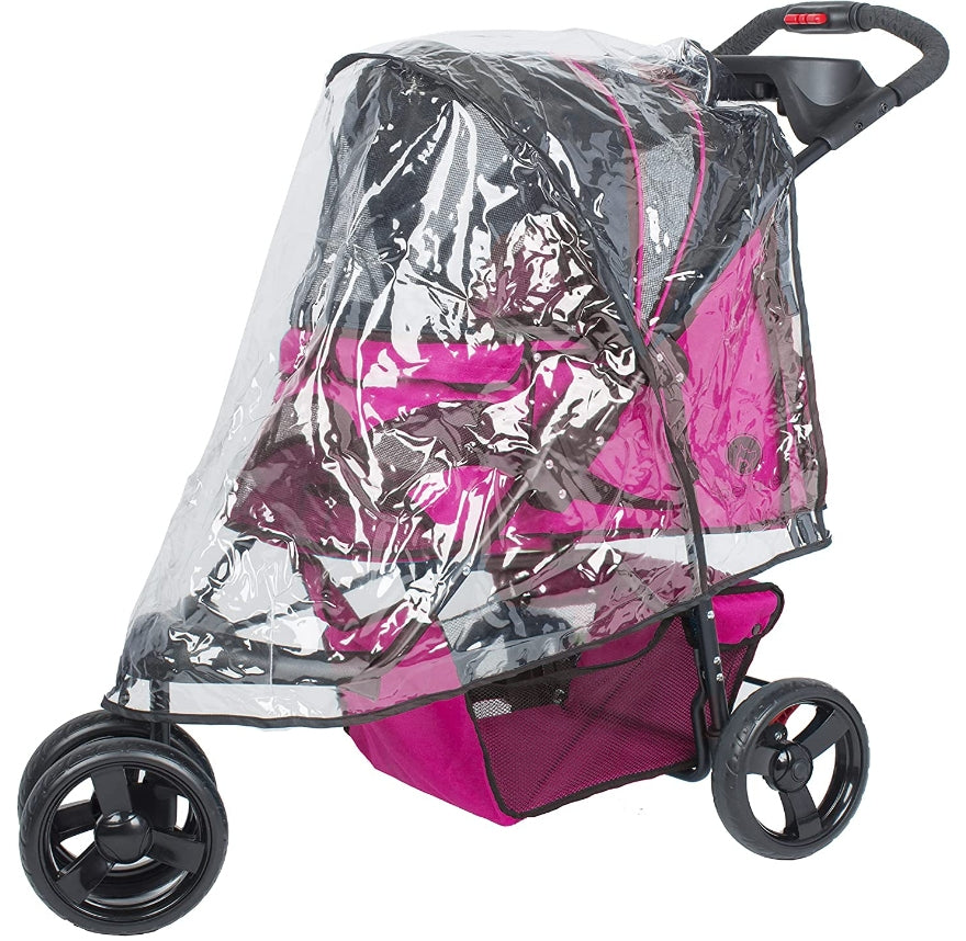 1 count Petique Rain Cover for Pet Strollers