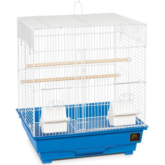 Small - 1 count Prevue Square Top Bird Cage Assorted Colors