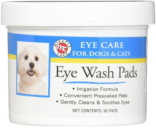 90 count Miracle Care Sterile Eye Wash Pads