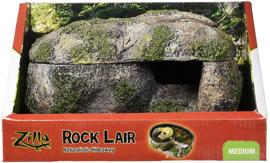 Medium - 1 count Zilla Rock Lair Naturalistic Hideaway for Reptiles