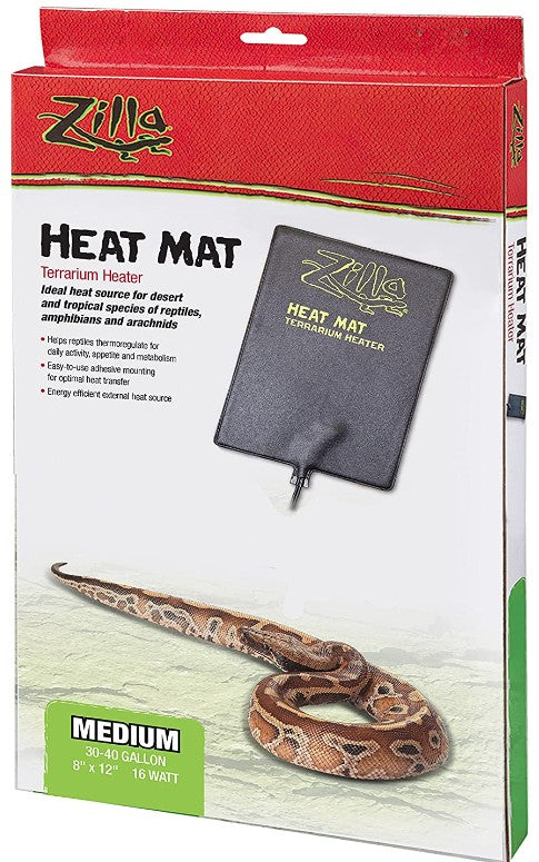 Medium - 1 count Zilla Heat Mat Terrarium Heater