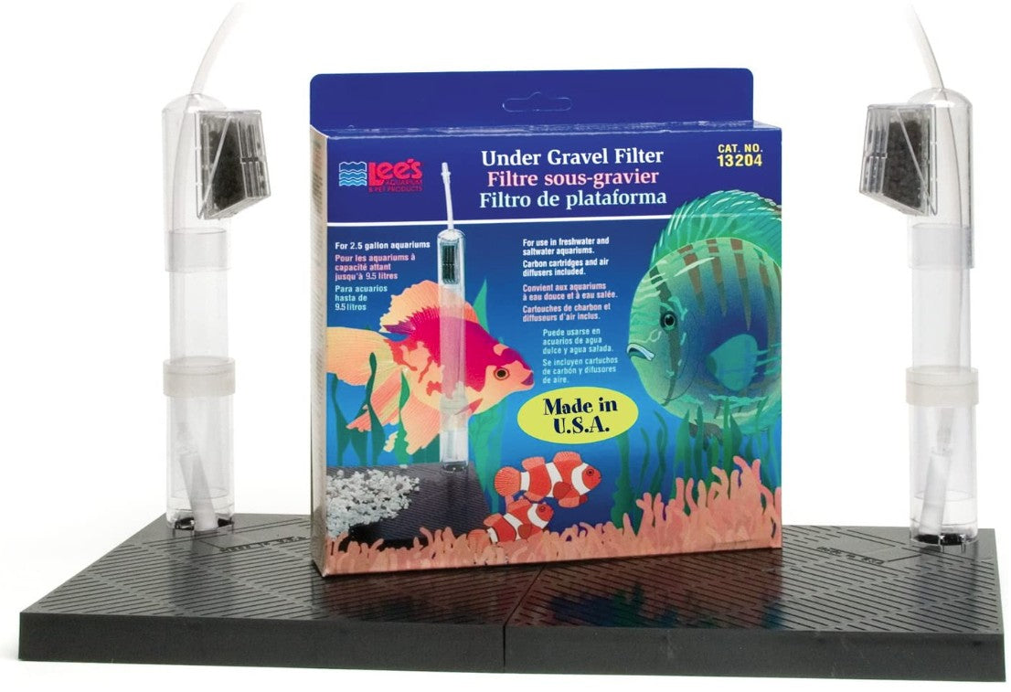 2.5 gallon Lees Original Under Gravel Filter for Aquariums