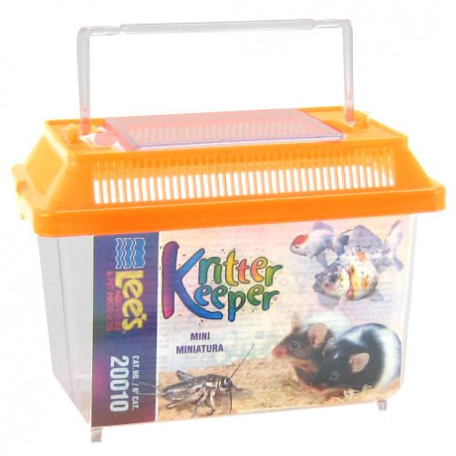 1 count Lees Kritter Keeper Mini for Small Pets, Crickets, or Fish