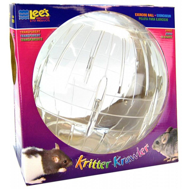 Jumbo - 1 count Lees Kritter Krawler Exercise Ball Clear