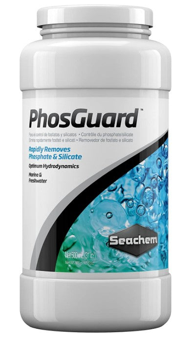 500 mL Seachem PhosGuard Rapidly Removes Phosphate and Silicate for Marine and Freshwater Aquariums