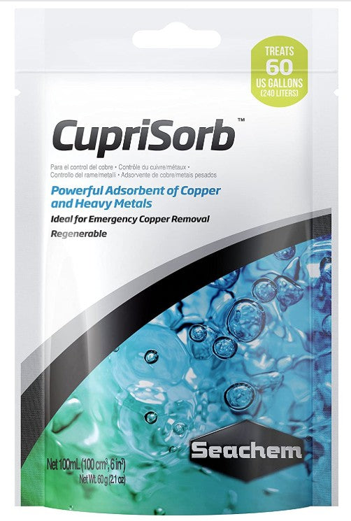 100 mL Seachem CupriSorb Powerful Adsorbent of Copper and Heavy Metals for Aquariums