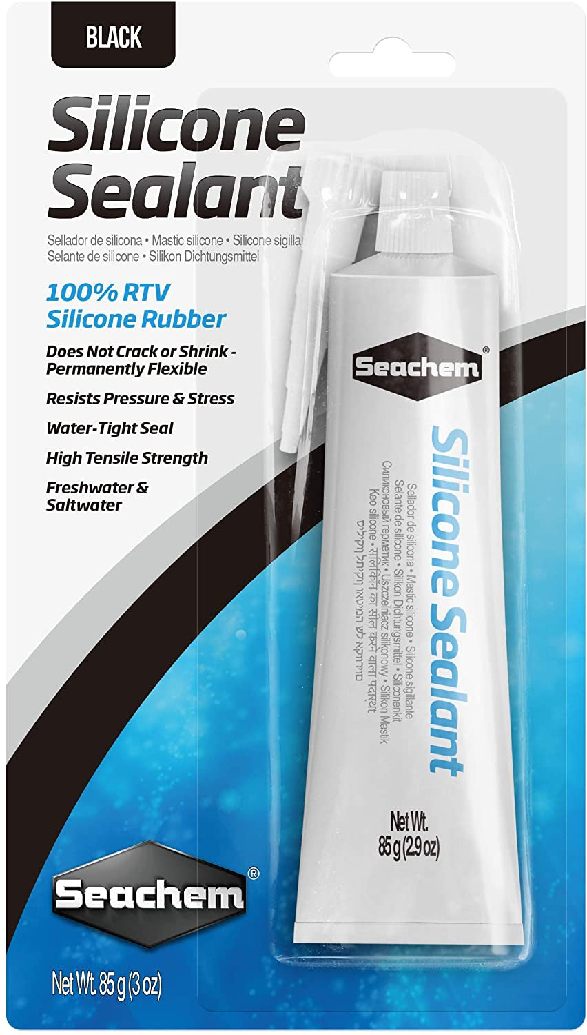 3 oz Seachem Silicone Sealant Black