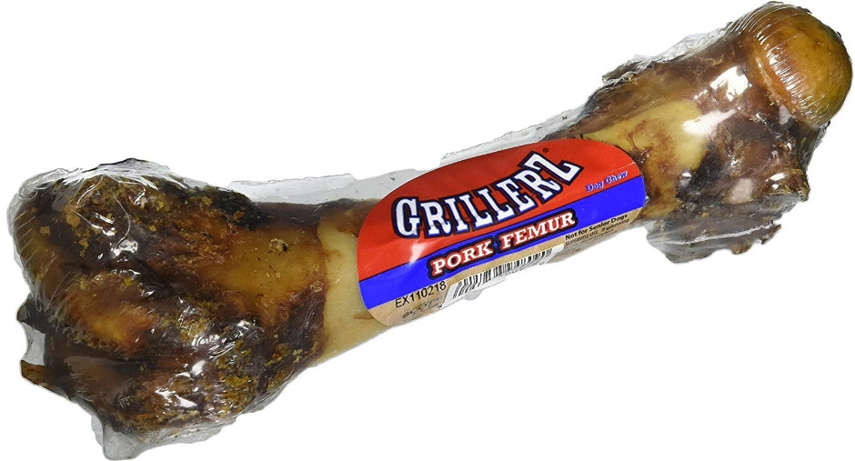 1 count Grillerz Pork Femur Bone Dog Treat