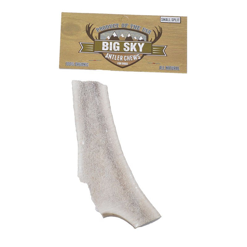 1 count Big Sky Antler Chews Small Split