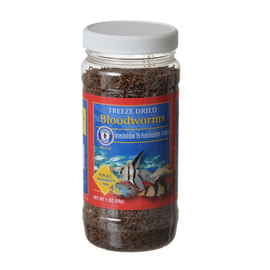 1 oz San Francisco Bay Brands Freeze Dried Bloodworms