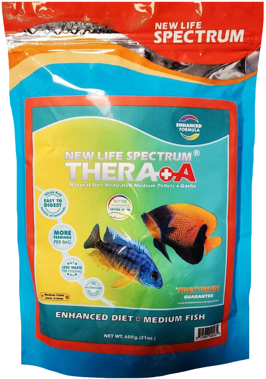 600 gram New Life Spectrum Thera A Medium Sinking Pellets