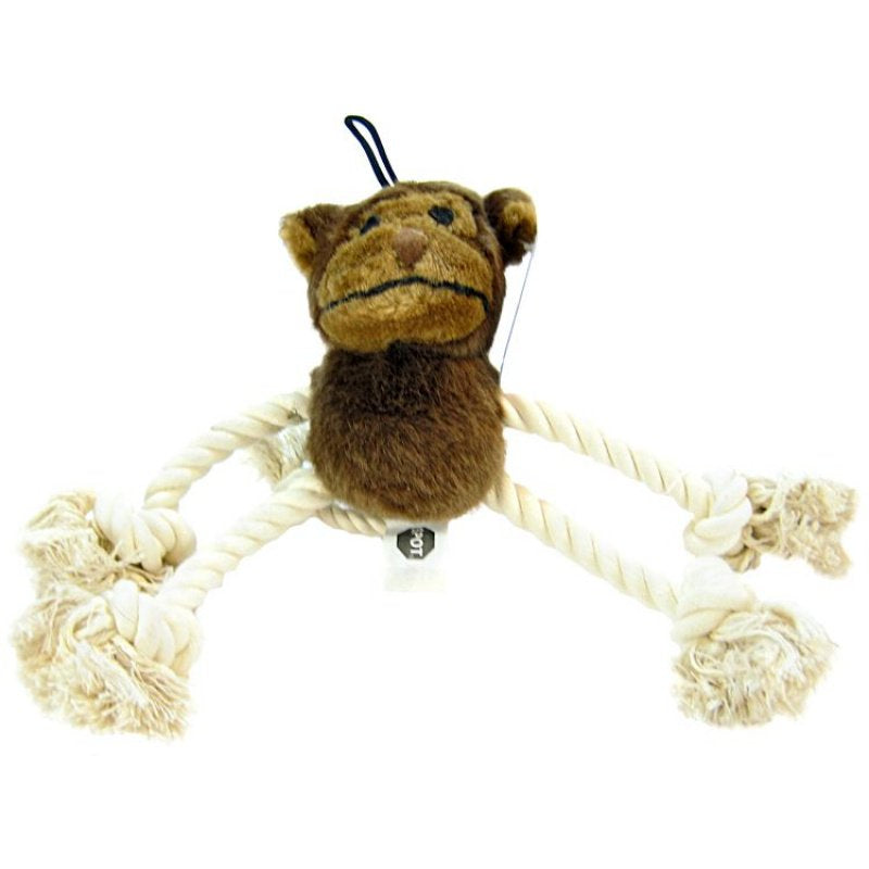 1 count Spot Mop Pets Monkey Dog Toy