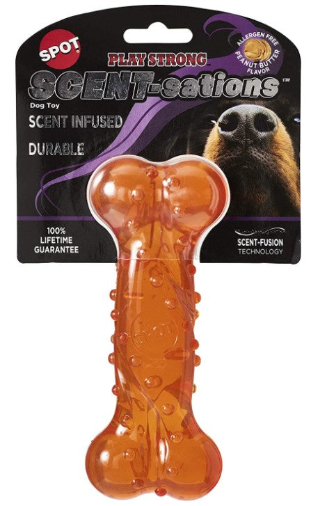 Large - 1 count Spot Scent-Sation Peanut Butter Scented Bone