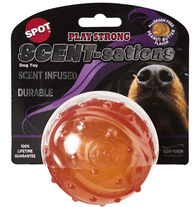 Large - 1 count Spot Scent-Sation Peanut Butter Scented Ball