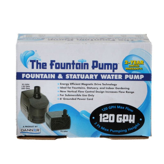 120 GPH Danner The Fountain Pump Magnetic Drive Submersible Pump