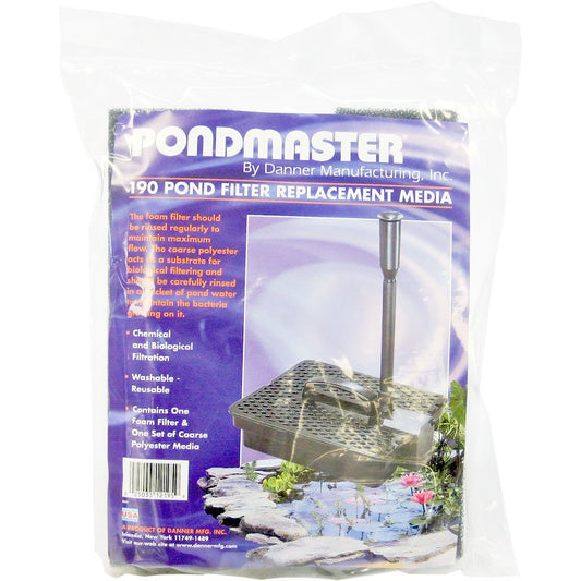 2 count Pondmaster 190 Pond Filter Replacement Media Set