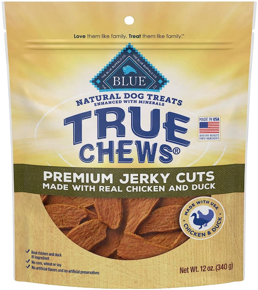 12 oz True Chews Premium Jerky Cuts with Real Chicken and Duck