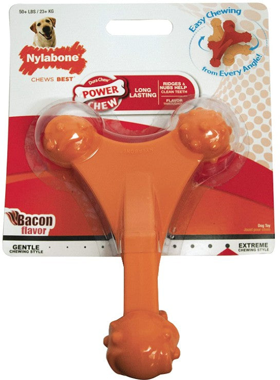 1 count Nylabone Dura Chew Axis Dog Chew Bacon Flavor