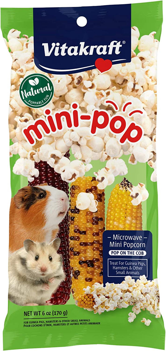 4 count Vitakraft Mini-Pop Indian Corn Treat for Small Animals