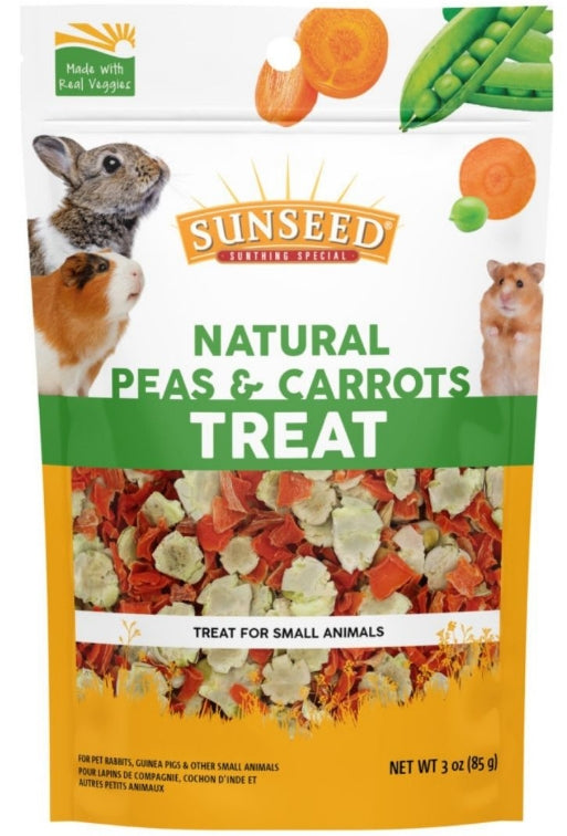 3 oz Sunseed Peas and Carrots Small Animal Treat