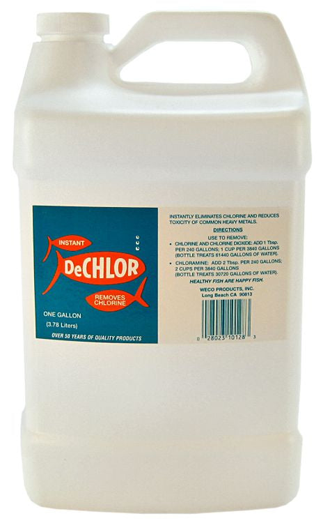 1 gallon Weco Instant DeChlor Water Conditioner