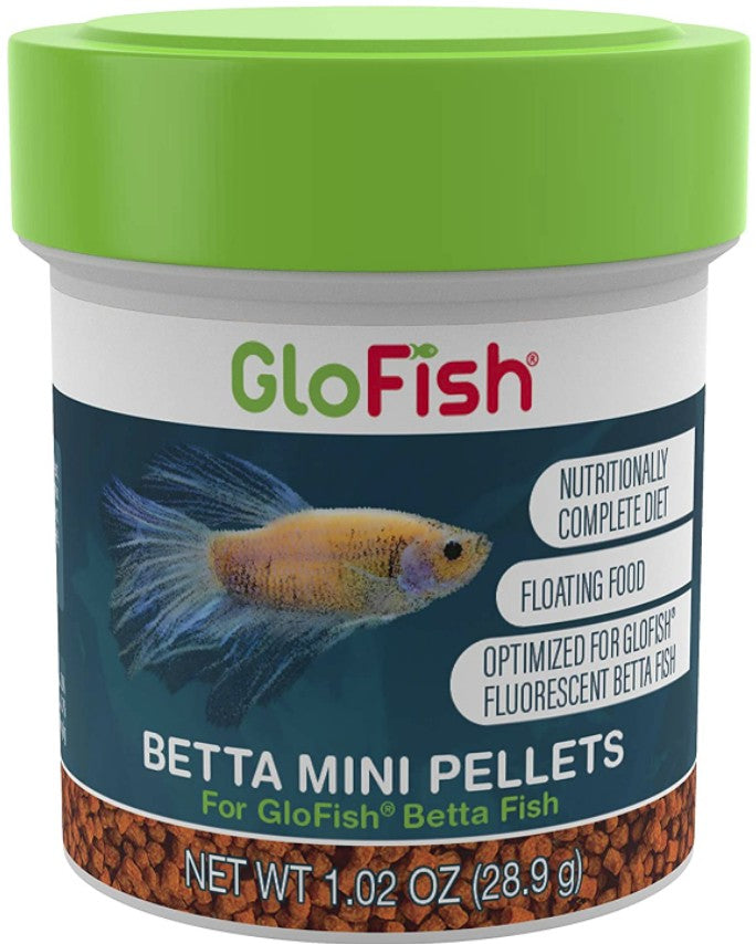 1.02 oz GloFish Betta Mini Pellets Betta Food