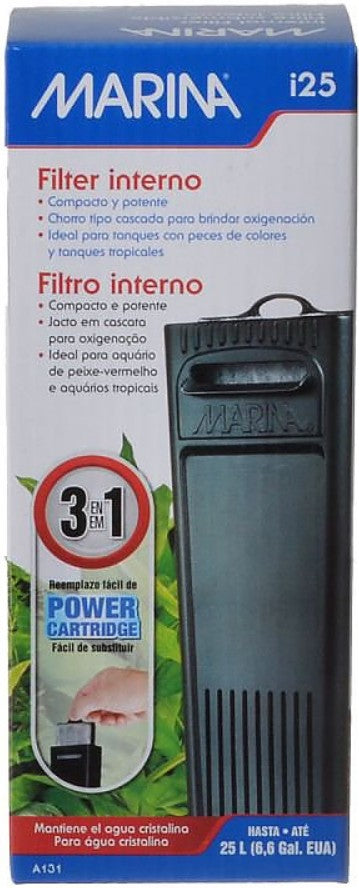 6.6 gallon Marina i25 Internal Filter for Aquariums