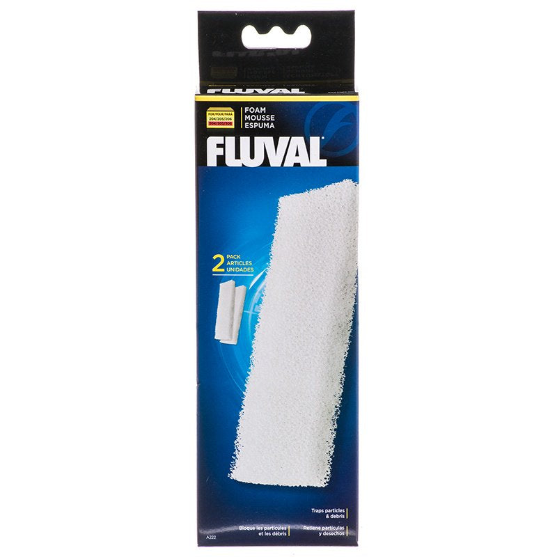 2 count Fluval Foam Filter Block for 206/306