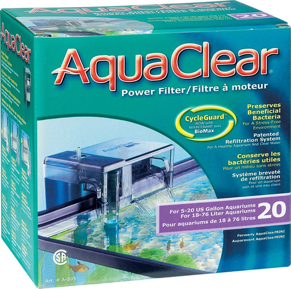 20 gallons AquaClear Power Filter for Aquariums