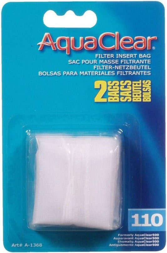 110 gallon - 2 count AquaClear Filter Insert Nylon Media Bag