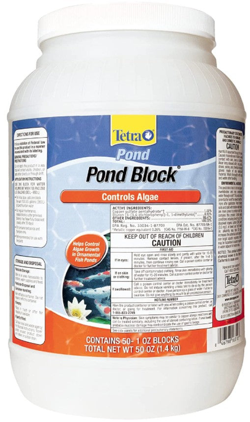 50 count Tetra Pond Block Controls Algae