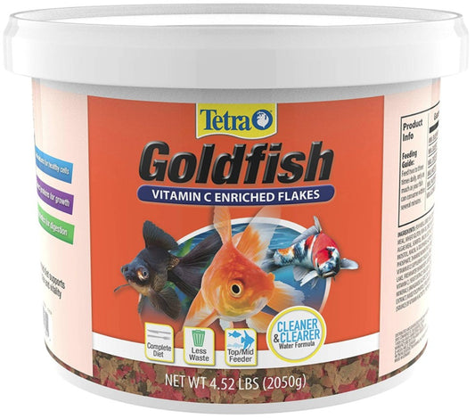 4.52 lb Tetra Goldfish Vitamin C Enriched Flakes