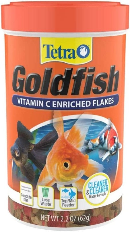 2.2 oz Tetra Goldfish Vitamin C Enriched Flakes