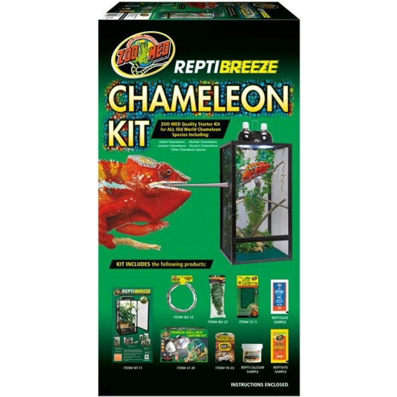 1 count Zoo Med ReptiBreeze Chameleon Kit Habitat