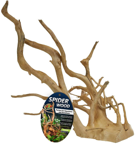 Medium - 1 count Zoo Med Spider Wood for Aquariums and Terrariums