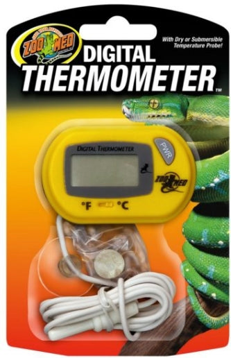 1 count Zoo Med Digital Thermometer for Terrariums