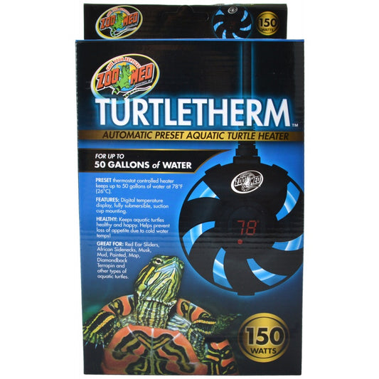 150 watt Zoo Med Turtletherm Automatic Preset Aquatic Turtle Heater