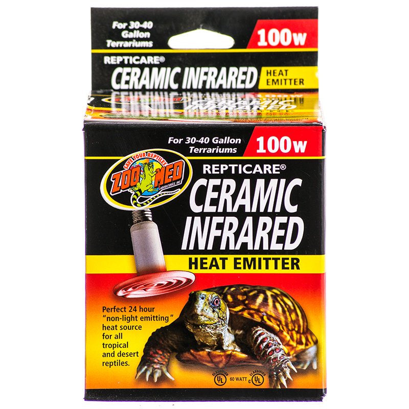 100 watt Zoo Med ReptiCare Ceramic Infrared Heat Emitter