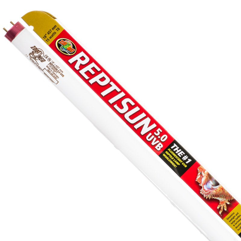 18" - 15 watt Zoo Med ReptiSun 5.0 UVB T8 Fluorescent Bulb