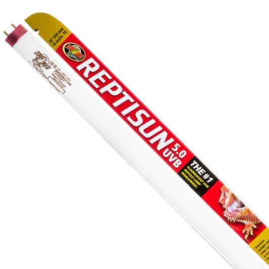 24" - 18 watt Zoo Med ReptiSun 5.0 UVB T8 Fluorescent Bulb