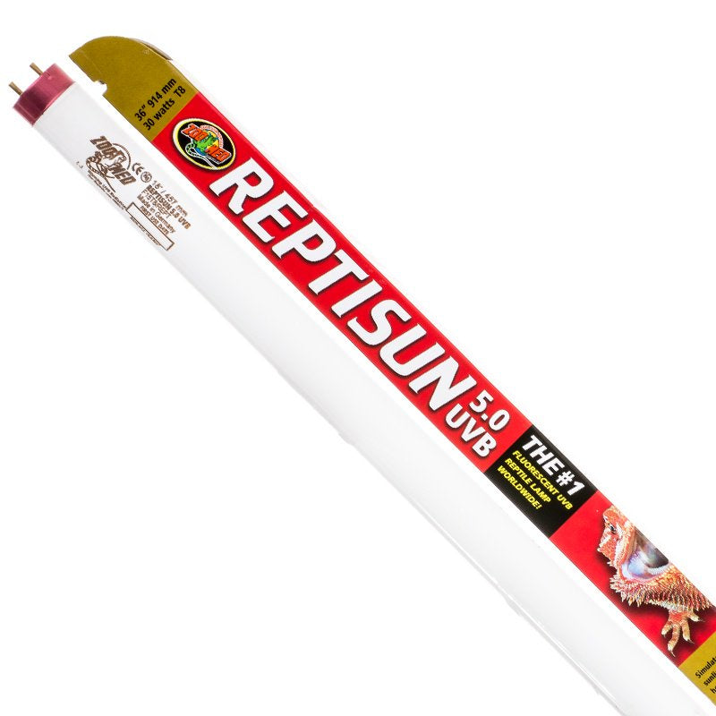 36" - 30 watt Zoo Med ReptiSun 5.0 UVB T8 Fluorescent Bulb