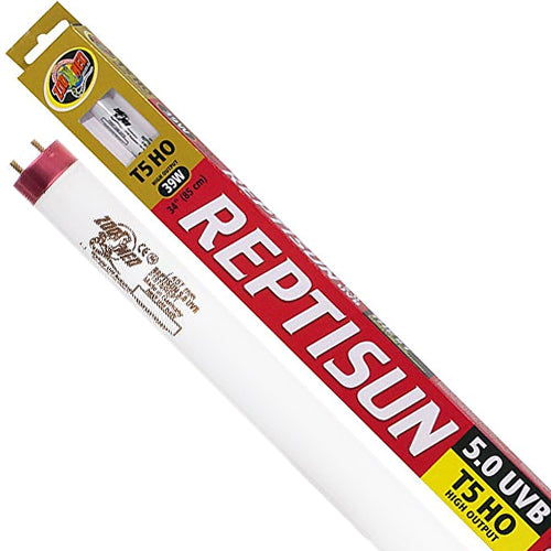 34" - 39 watt Zoo Med ReptiSun 5.0 UVB T5 HO High Output Fluorescent Bulb