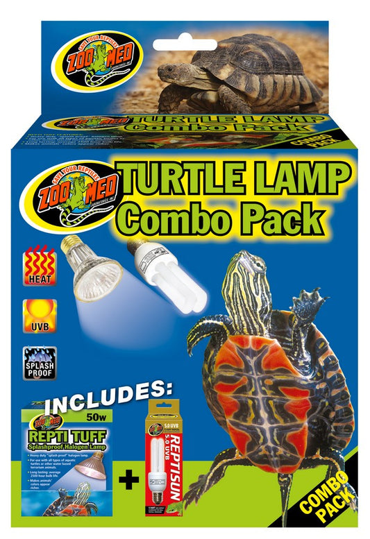 1 count Zoo Med Turtle Lamp Combo Pack