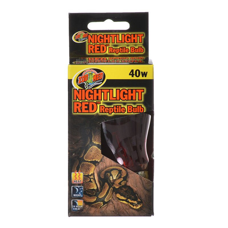 40 watt Zoo Med Nightlight Red Reptile Bulb