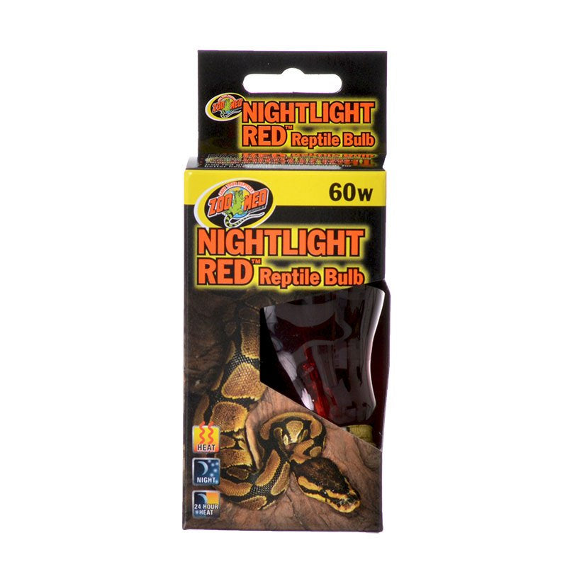 60 watt Zoo Med Nightlight Red Reptile Bulb